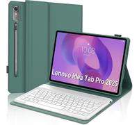 Keyboard for Lenovo Idea Tab Pro 12.7 Inch 2025, Keyboard Case for Lenovo Idea Tab Pro 2025 12.7 Inch, AZERTY French Magnetic Detachable Bluetooth Keyboard for Idea Pro 12.7 Inch TB375FC Tablet, Dark