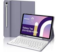Keyboard for Samsung Galaxy Tab S10 FE 2025/S9 FE 10.9""/S9 11"" 2023, Keyboard Case for Samsung Tab S9 FE 2023 Bluetooth Magnetic Detachable French AZERTY Layout Purple