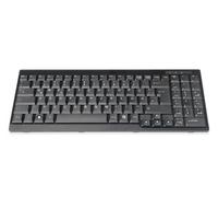 Keyboard for TFT consoles black, wired, german layout