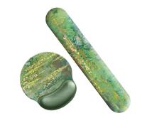 Keyboard Hand Rest, Wrist Support Pad, High Density Foam Non Slip Comfortable Ergonomic Pad, Oil Painting Keyboard Wrist Rest for Game and Work,17.32 x 3.15 x 0.71 Inches