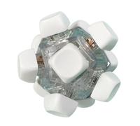 Keyboard Keychain Toy, Ball Shaped Clicker, Fidget Gadget with LED Lights, Tool for Adults Desk Office Enthusiasts, Tech Accessories, Reliable Clicker Toy for Stocking Stuffers Christmas Daily