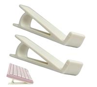 Keyboard Lift - 2 Pieces Tilt Universal Support | Computer Keyboard Stand Desk Holder | for Student Teacher Daily Typing Gaming Home Office Monitor Phone Laptop