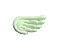 Keyboard Mouse Wrist Rest Angel Wing Memory Foam Pad Set Support Ergonomic Non-Slip For Computer Laptop Easy Typing Repose-poignet bureau(Green Short)