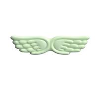Keyboard Mouse Wrist Rest Angel Wing Memory Foam Pad Set Support Ergonomic Non-Slip For Computer Laptop Easy Typing Repose-poignet bureau(Green Long)