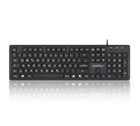 Keyboard Perixx Compatible PERIBOARD-117 DE USB Black