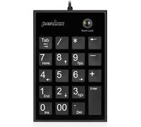 Perixx PERIPAD-202H Pavé Numérique Pour PC - 2 Hubs - Touche Tab - USB - Noir