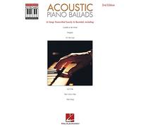 Keyboard Recorded Versions Acoustic Piano Ballads Pf Kbd Book
