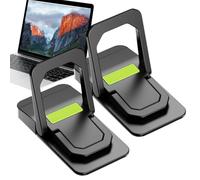 Keyboard Stand For Desk - 2 Pieces Adjustable Riser Set, Foldable Tilt Computer Keyboard Stand To Improve Typing Angle, Comfort, And Ergonomics | Portable Key Board Support For Laptop, Desktop