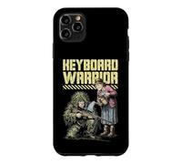Keyboard Warrior Costume de Ghillie Amusant FPS pour Joueur Militaire Coque pour iPhone 11 Pro Max