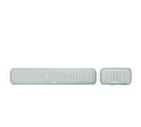 Keyboard Wrist Rest Memory Foam Mouse Ergonomic Design Pad For Computer Laptop Repose-poignet bureau(Large set Gray)