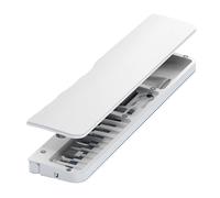 Keyboard Wrist Rest Pad With Cleaning Kit Soft Memory Foam Cleaner Tools For Computer Tray Office Gaming Repose-poignet bureau(White)