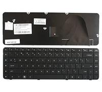 Keyboard4Laptops États-Unis Noir Clavier pour Ordinateur Portable (PC) de Remplacement Compatible avec HP G62-460SJ