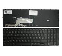 Keyboards4Laptops Allemande Noir Cadre Noir Windows 8 Clavier pour Ordinateur Portable (PC) de Remplacement Compatible avec HP ProBook 450 G5