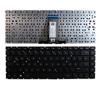 Keyboards4Laptops Allemande Noir Clavier pour Ordinateur Portable (PC) de Remplacement Compatible avec HP Home 14-bs510TX