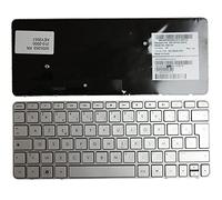 Keyboards4Laptops Française Argent Cadre Argent Clavier pour Ordinateur Portable (PC) de Remplacement Compatible avec HP Mini 210-2050EV