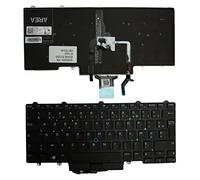 Keyboards4Laptops Française avec Aiguille Rétro-éclairé Noire Clavier pour Ordinateur Portable (PC) de Remplacement Compatible avec Dell 0W93F7