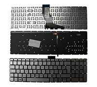 Keyboards4Laptops Française Rétroéclairé Silver Clavier pour Ordinateur Portable (PC) de Remplacement Compatible avec HP Pavilion 15-ab235nf