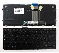 Keyboards4Laptops HP 6037B0097805 Noir Cadre Rétro-éclairé Noir Windows 8 Layout Française Clavier pour Ordinateur Portable (PC) de Remplacement