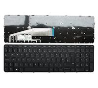 Keyboards4Laptops HP 837549-031 Noir cadre Noir Windows 8 Layout Royaume-Uni Clavier pour ordinateur portable (PC) de remplacement
