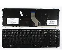 Keyboards4Laptops Royaume-Uni Noir Brillant Clavier pour Ordinateur Portable (PC) de Remplacement Compatible avec HP Pavilion dv6-1208au