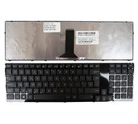 Keyboards4Laptops Royaume-Uni Noir Cadre Noir Clavier pour Ordinateur Portable (PC) de Remplacement Compatible avec ASUS K95VB-YZ028D