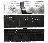 Keyboards4Laptops Royaume-Uni Rétro-éclairé Noir Clavier pour Ordinateur Portable (PC) de Remplacement Compatible avec HP Pavilion 15-ab105AX