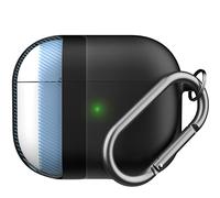 Keybudz Coque Hybride pour AirPods 3 avec Porte-clés Compatible avec AirPod Pro Noir