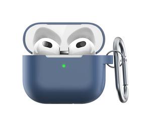 Keybudz Elevate Étui de Protection avec Mousqueton pour Apple AirPods 3 Bleu