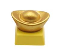 Keycap Golden Dollar Shape Creative Chinese Theme Keycaps for Mechanical Keyboards Decoration 1PC Mechanical Keyboard Accessories
