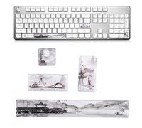 Keycap, Landscape Pattern DIY Keycaps Space + ESC + Enter + Numpad Enter Keycap for Universal Mechanical Keyboards(Autre)