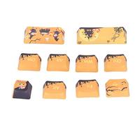 KEYCAPAPS Élévation OEM Tapage Simple Halloween Keycaps Keyboard Halloween Thème pour la Plupart des Claviers Mécaniques