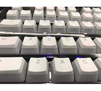 Keycaps,104 Keycaps Double Shot PBT Gaming Keycaps OEM Pudding Keycaps pour US Layout Claviers Mécaniques (Vendre Uniquement des keycaps)