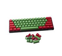 Keycaps, 61 Keycaps Backlight Deux Couleurs Claviers Mécaniques PBT Keycap pour Ducky / GH60 / RK61 / ALT65 / Annie/Keyboard Poker Keys (Le Clavier est NAT à Vendre)