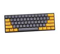 Keycaps, 61 Keycaps Backlight Deux Couleurs Claviers Mécaniques PBT Keycap pour Ducky / GH60 / RK61 / ALT65 / Annie/Keyboard Poker Keys (Le Clavier est NAT à Vendre)