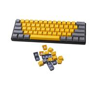 Keycaps, 61 Keycaps Backlight Deux Couleurs Claviers Mécaniques PBT Keycap pour Ducky / GH60 / RK61 / ALT65 / Annie/Keyboard Poker Keys (Le Clavier est NAT à Vendre)