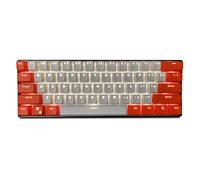 Keycaps,61 Keys Backlight Keycaps Deux Couleurs Claviers Mécaniques PBT Keycap pour Ducky / RK61 / ALT66 /GH60 / Annie/Keyboard Poker Keys (Le Clavier n'est Pas à Vendre)