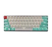 Keycaps,61 Keys Backlight Keycaps Deux Couleurs Claviers Mécaniques PBT Keycap pour Ducky / RK61 / ALT66 /GH60 / Annie/Keyboard Poker Keys (Le Clavier n'est Pas à Vendre)