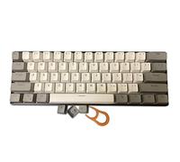 Keycaps,61 Keys Backlight Keycaps Deux Couleurs Claviers Mécaniques PBT Keycap pour Ducky / RK61 / ALT66 /GH60 / Annie/Keyboard Poker Keys (Le Clavier n'est Pas à Vendre)