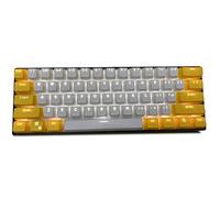 Keycaps,61 Keys Backlight Keycaps Deux Couleurs Claviers Mécaniques PBT Keycap pour Ducky / RK61 / ALT66 /GH60 / Annie/Keyboard Poker Keys (Le Clavier n'est Pas à Vendre)