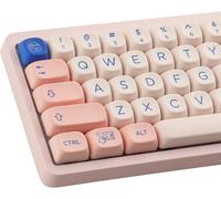 Keycaps Lot De 148 Touches Pbt Keycaps Moa Profil Dye-Sub Mignon Rose Keycaps Pour Interrupteur Cherry Mx Iso/Ansi Uk Layout 104/87/74/60 Clavier De Jeu Mécanique