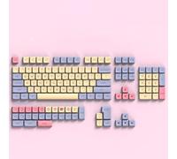 Keycaps XDA PBT 136 Touches pour Clavier Mécanique, Impression par Sublimation, Conçues pour Fixation en Croix MX, Prise en Charge des Dispositions ANSI ISO(English)
