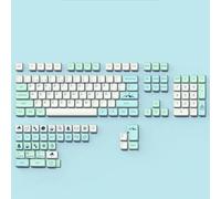 Keycaps XDA PBT 139 Touches pour Clavier Mécanique, Impression par Sublimation, Conçues pour Fixation en Croix MX, Prise en Charge des Dispositions ANSI ISO(Spanish)