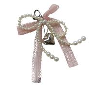 Keychain À La Mode Des Perles Sucrées Pour Filles Design De Dentelle Unique Elegant Bows Keyring Ajoute De L'élégance À N'importe Quel Porte-clés Tendance La Mode