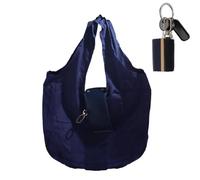 Keychain Bag - Foldable Reusable, Large Capacity Compact, Purse Travel | Lightweight ripstp Nylon Fabric With Zippered Main Closure, Carabiner Clip Keyring Attachment Loop For Mom Girls Teacher Off