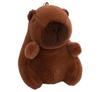 Keychain Capybara réaliste - pendentif animal en 12 cm, adorable conception minuscule, légère et durable | Accessoire de porte-clés pour, à main, à dos, clés de voiture, cadeau