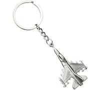 Keychain d'avion, porte-clés d'avion de chasse en métal 3D, porte-clés du plan de bataille, porte-clés d'avion avion à réaction pour cadeaux d'anniversaire, cadeau de graduation de l'aviation volante