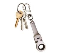 Keychain de clé à douille - bague à cliquet portable, outil de mécanique compact | Keillette à cliquet portage à douille portable outil matériel compact multifonctionnel mini-mécanicie