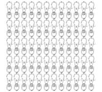 Keychain de Crochets Homard 60 Pièces Fermoirs Pivotantes Détachables Clé Crochet Snap Pivotant Fermoirs Mousqueton,Crochets Mousquetons Pivotants,pour Porte-Clés,Bricolage Sac Projets de Couture