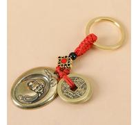 Keychain de la, porte-clés de ,Anneaux clés de la avec cinq empereurs pièces | Chinese Knot Napsel Apportez-vous bonne et, décoration du festival du nouvel an printemps