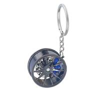 Keychain De Moyeu De Roue - Clavier De Style Jante En Accessoire De Charme De Voiture Pour Pneus Compacts | Auto Keychain Pour Voiture Automobile Modèle Véhicule Appa, bleu,